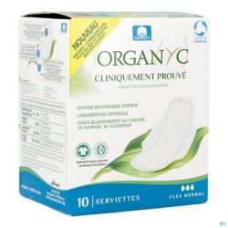 Organyc Serviettes Normal Coton Bio 10