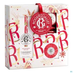 Roger&gallet Gingembre Rouge Set Noel 100ml 3prod.