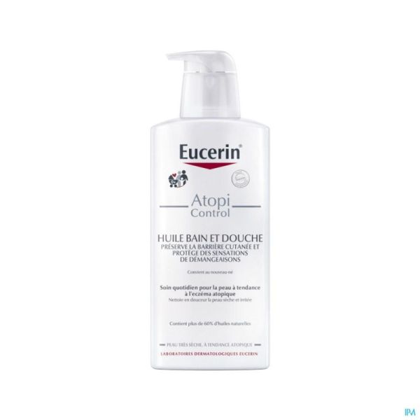 Eucerin atopicontrol huile bain & douche 400ml