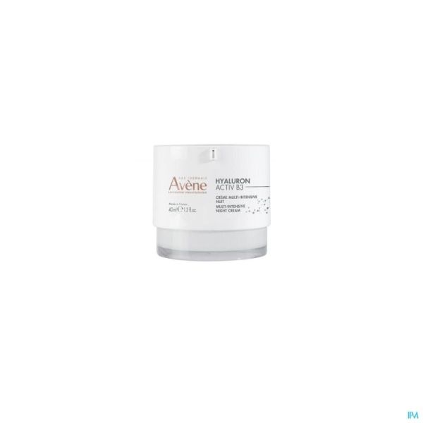 Avene Hyaluron Activ B3 Cr Regen. A/ride Nuit 40ml