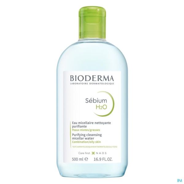 Bioderma sebium h2o solution micellaire pg   500ml