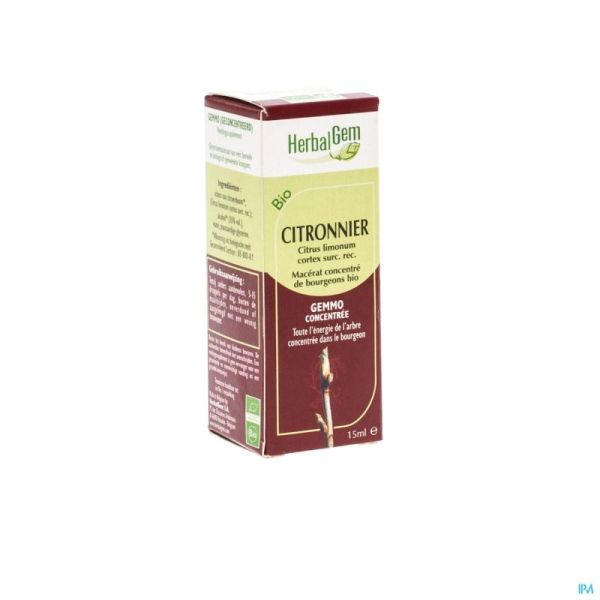 Herbalgem citronnier    macerat 15ml