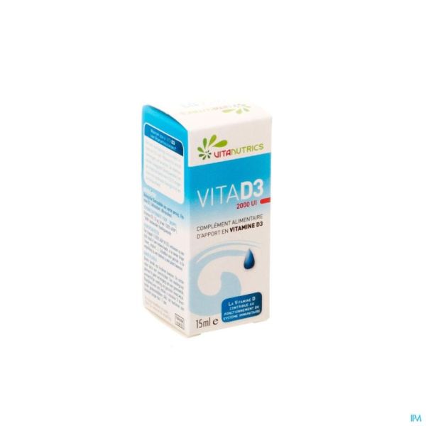 Vitad3 2000ui a    vitanutrics gutt 15ml