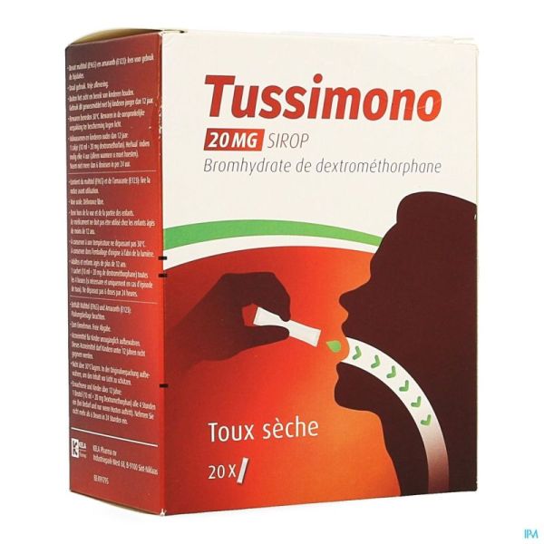 Tussimono 20mg sirop sach 20