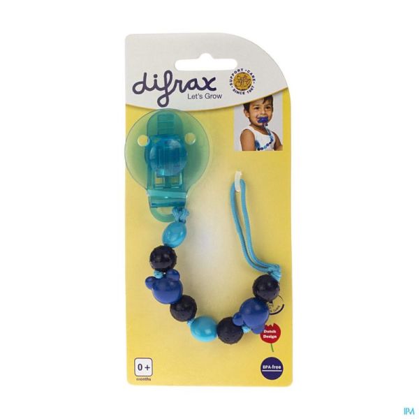 Difrax cordon attache tetine en perle garcon   967