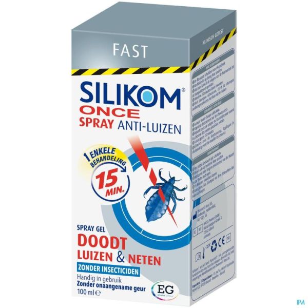 Silikom once spray gel a/pouce    100ml