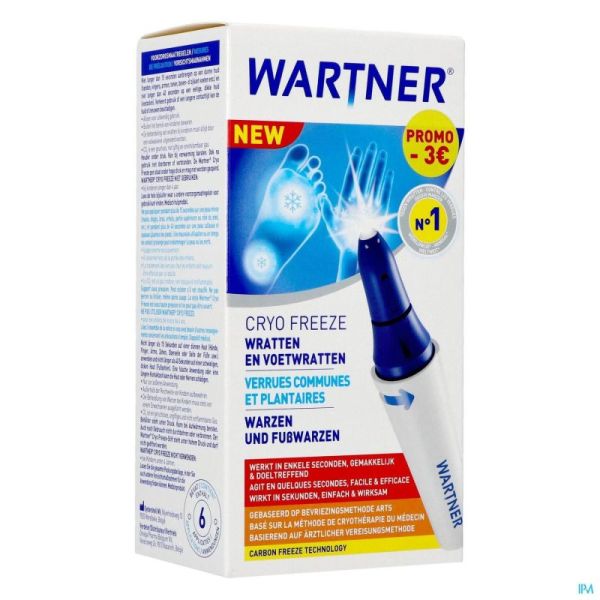 Wartner cryo    promo -3€