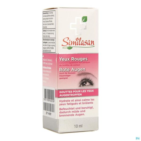 Similasan yeux rouges gouttes  10ml