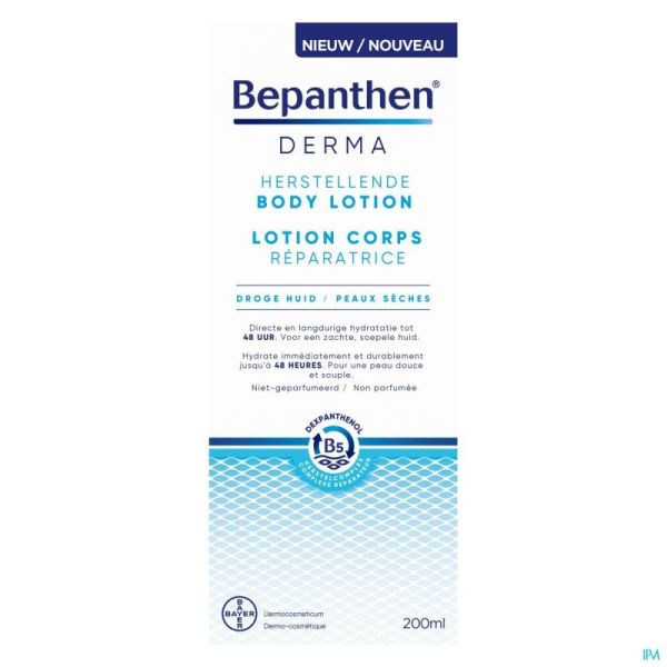 Bepanthen Derma Lotion Corps Reparatrice Fl 200ml