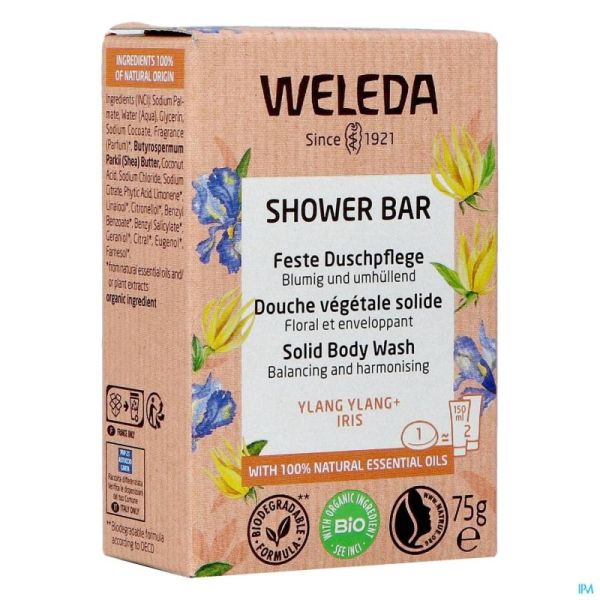 Weleda shower bar ylang ylang + iris    75g