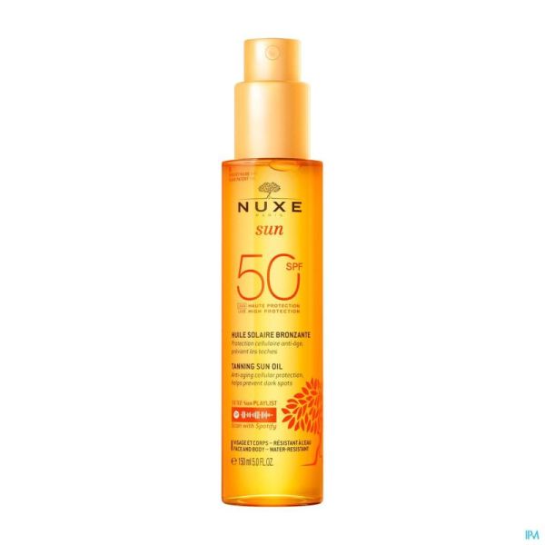 Nuxe Sun Huile Bronz. Ip50 Visage&corps150ml