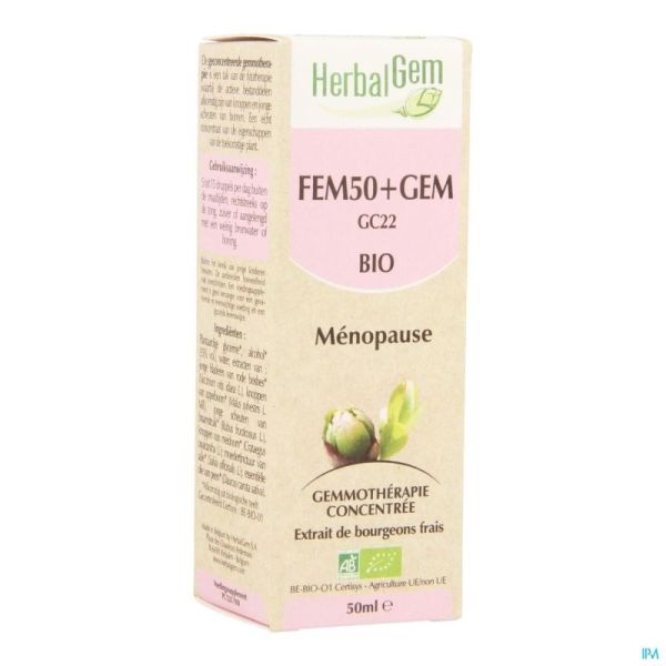 Herbalgem fem50+gem complexe femme 50+ 50ml