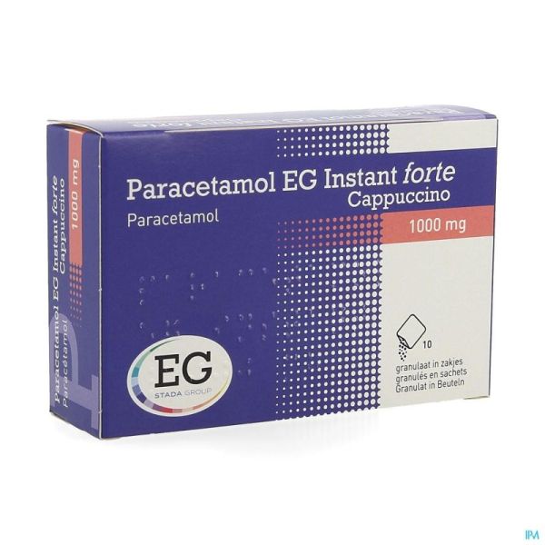 Paracetamol eg inst.forte 1g cappucino    sach 10