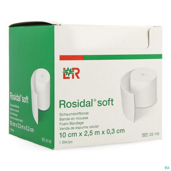 Rosidal Soft Bande Msse 10x0,3cmx2,5m Indiv.23110