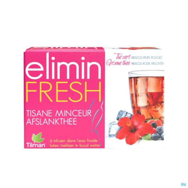 Elimin fresh hibiscus-fr rouge   sach infusions 24