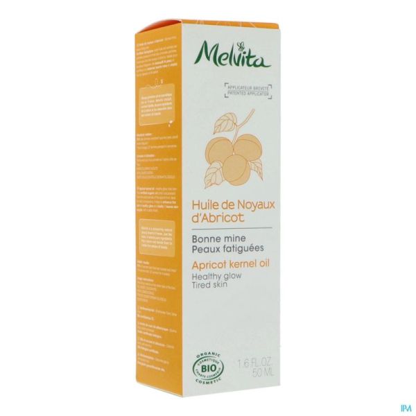 Melvita huile soin noyaux abricot coup eclat  50ml