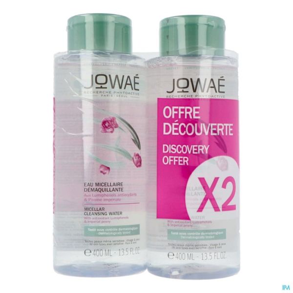 Jowae eau micellaire demaq duo fl pompe 2x400ml