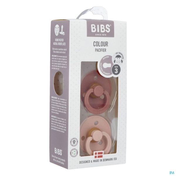 Bibs 3 tetine duo woodchuck blush