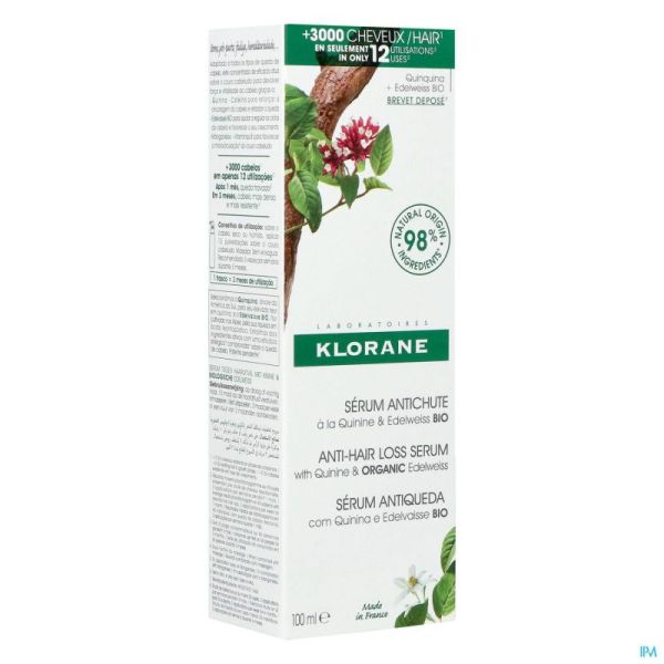 Klorane capil. serum quinine edelweiss    100ml nf