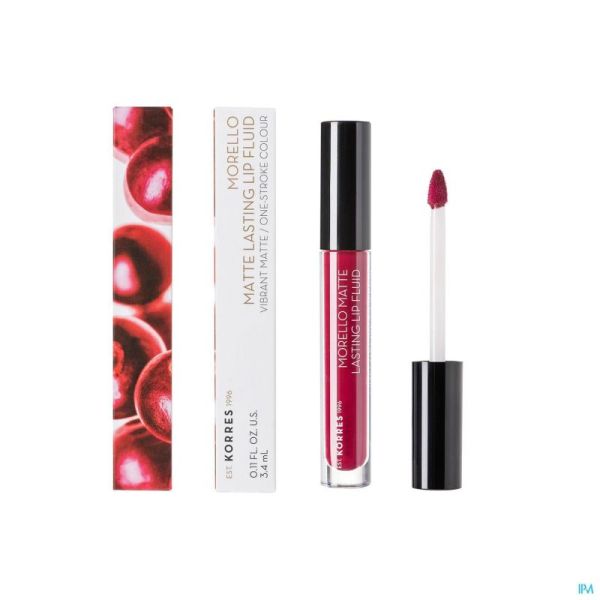 Korres km morello matte lip 74 fig 3,4ml