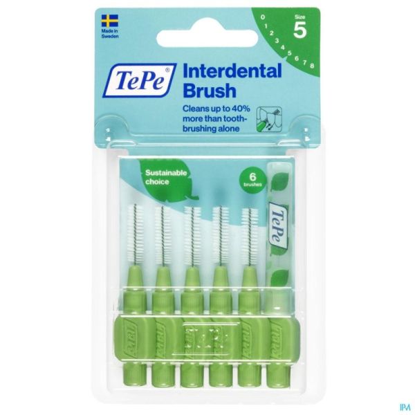 Tepe Interdental Brush 0,8mm Green 6