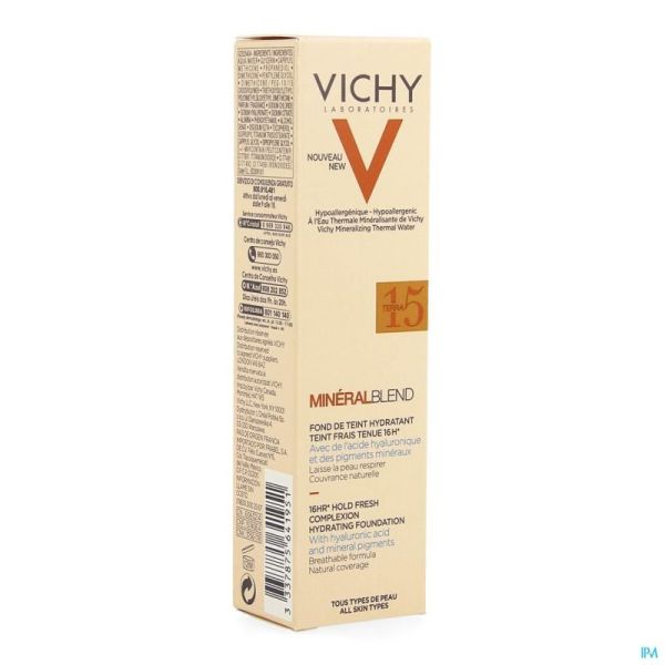 Vichy mineralblend fdt terra 15  30ml