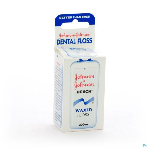 Johnson reach dental floss waxed 200m