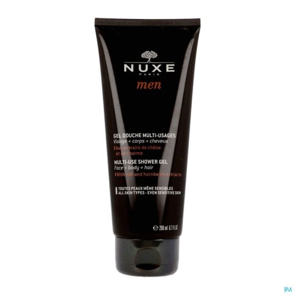 Nuxe men gel douche multi usage tube 200ml