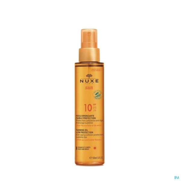 Nuxe sun huile bronz.visage-corps ip10  fl p.150ml