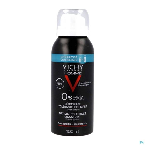 Vichy homme deo aero tolerance optimale 48h  100ml