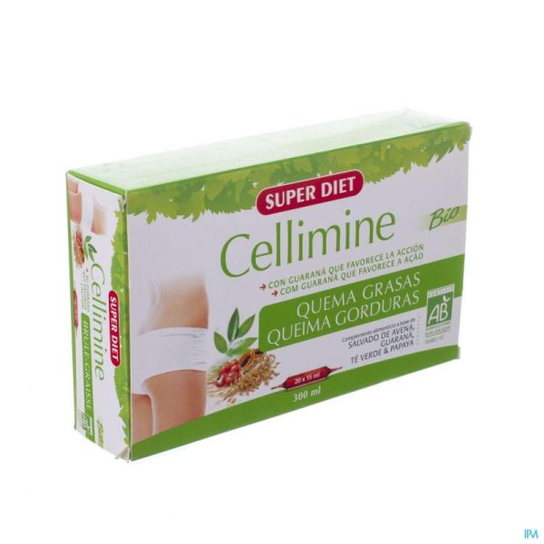 Super diet cellimine brule graisse bio amp 20x15ml