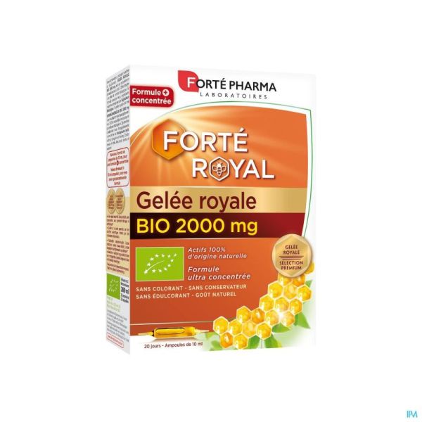 Gelee Royale Bio 2000mg Amp 20x10ml