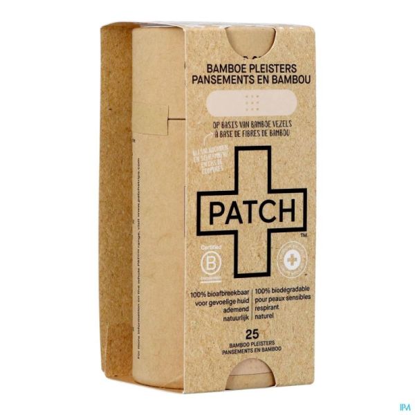 Pansement patch bamboo natuur    25