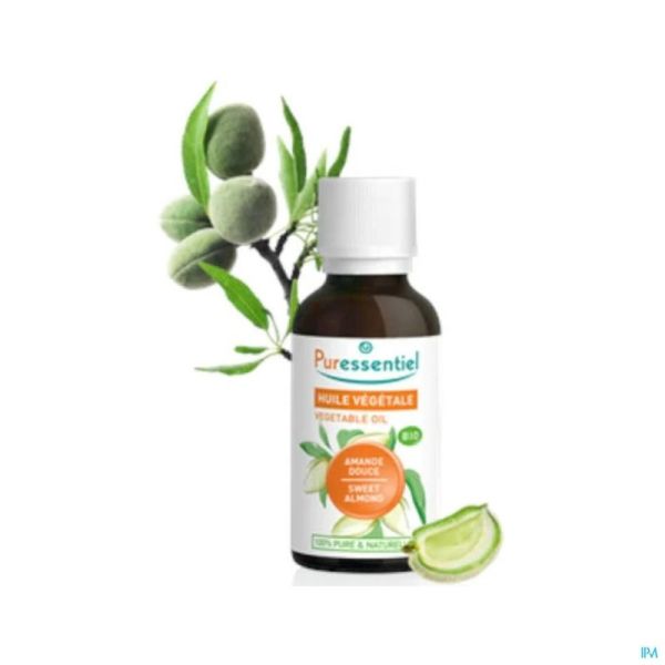 Puressentiel huile vegetal bio amande douce   30ml