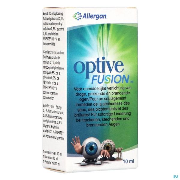 Optive fusion sol ster fl 10ml