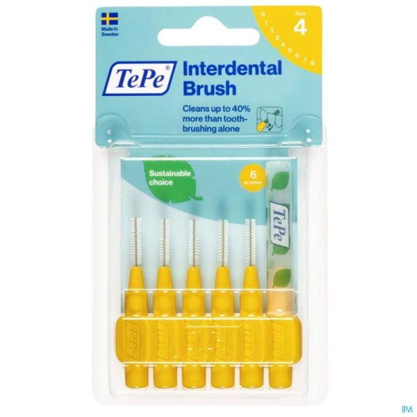 Tepe Interdental Brush 0,70mm Yellow 6