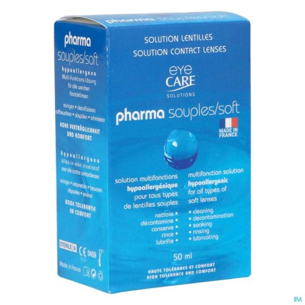 Eye care pharma souples sol lentil.contact fr 50ml