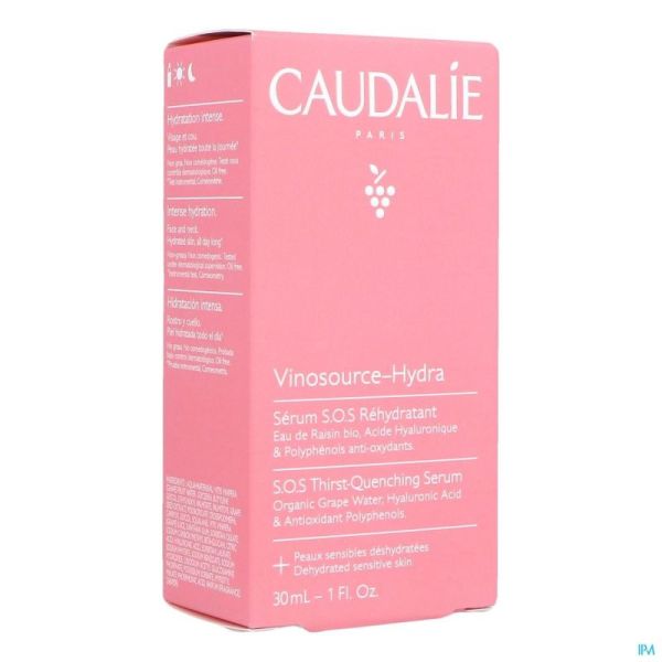 Caudalie vinosource hydra serum sos rehydra   30ml