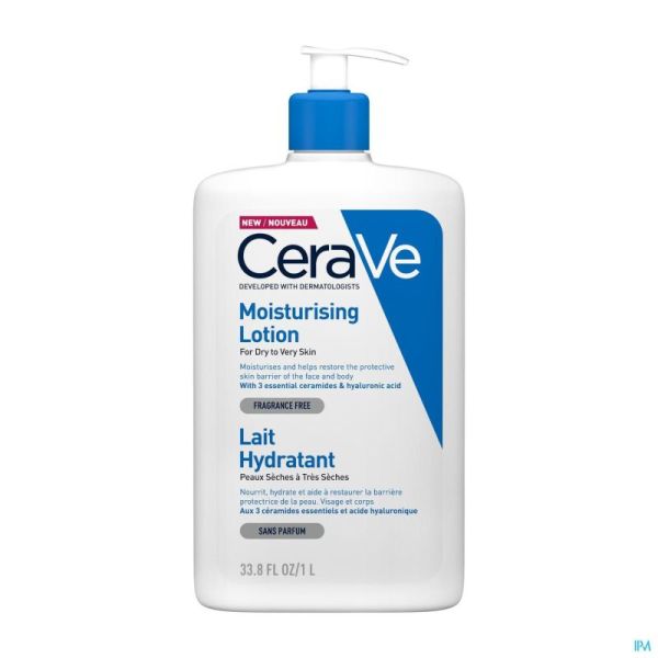 Cerave lait hydratant pompe fl 1l