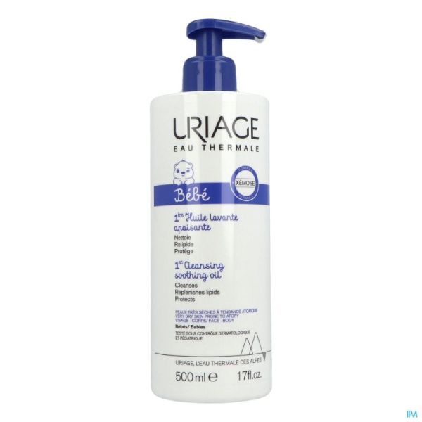 Uriage bb 1ere huile lavante apaisante    500ml