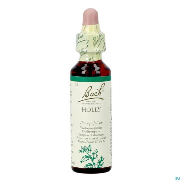 Bach flower remedie 15 holly   20ml