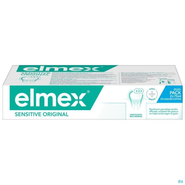 Elmex Sensitive Dentifrice Tube 2x75ml