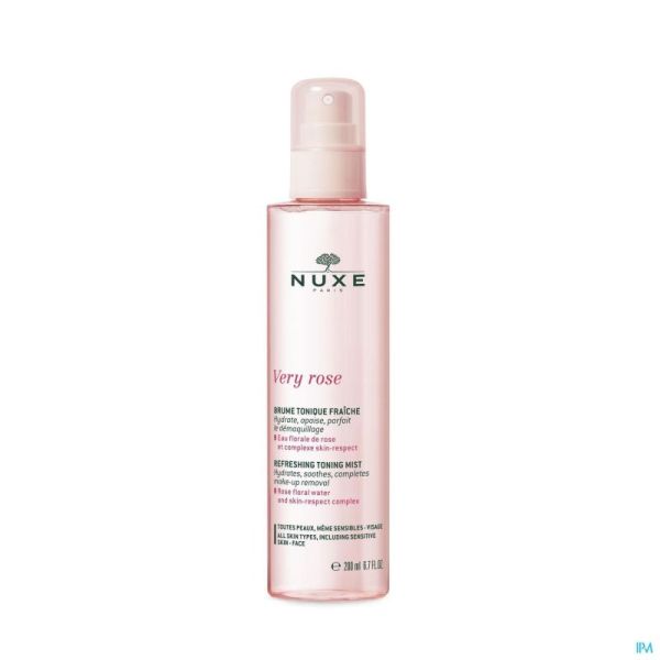 Nuxe very rose brume tonique fraiche vapo 200ml