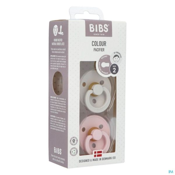 Bibs 2 tetine duo haze/blossom    2