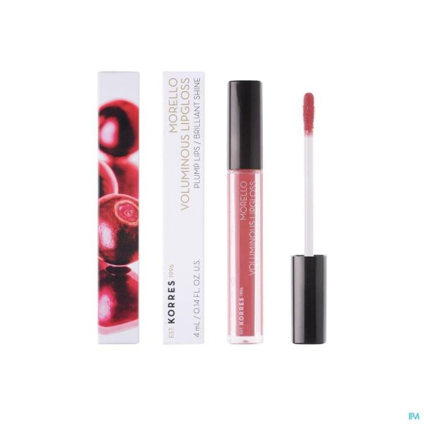 Korres km lipgloss morello 16 blushed pink    4ml