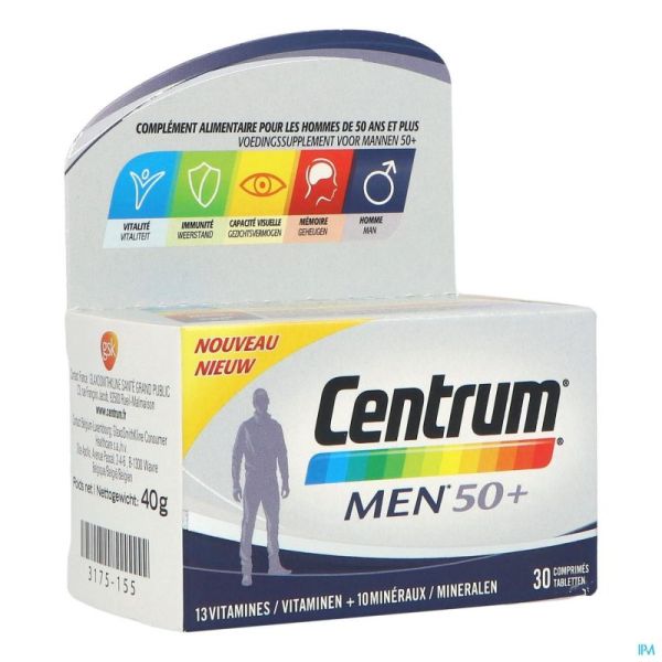 Centrum Men 50+ Comp 30