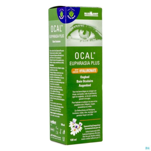 Ocal euphrasia plus bain oculaire 100ml