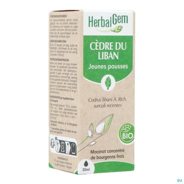 Herbalgem Cedre Bio 30ml